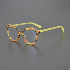 Intense Acetate Cat Eye Glasses Frame Cat Eye Frames Southood Yellow 