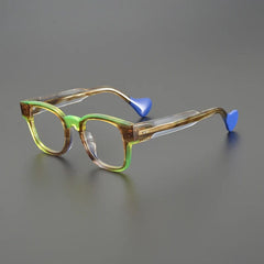 Jacy Retro Rectangle Glasses Frame Rectangle Frames Southood Brown 