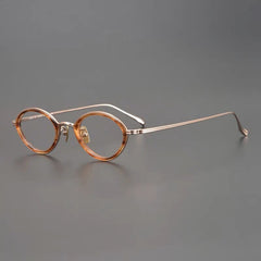 Jasmine Retro Oval Glasses Frame Cat Eye Frames Southood Tortoise 