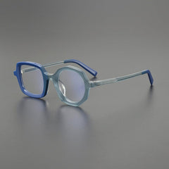 Joy Acetate Glasses Frame Geometric Frames Southood Blue Grey 