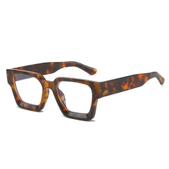 Krich Retro Glasses Frame Rectangle Frames Southood WrappingFlower 