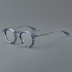 Laren Vintage Acetate Glasses Frame Round Frames Southood Grey 