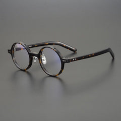 Lyulf Vintage Acetate Round Glasses Frame Round Frames Southood Tortoiseshell 