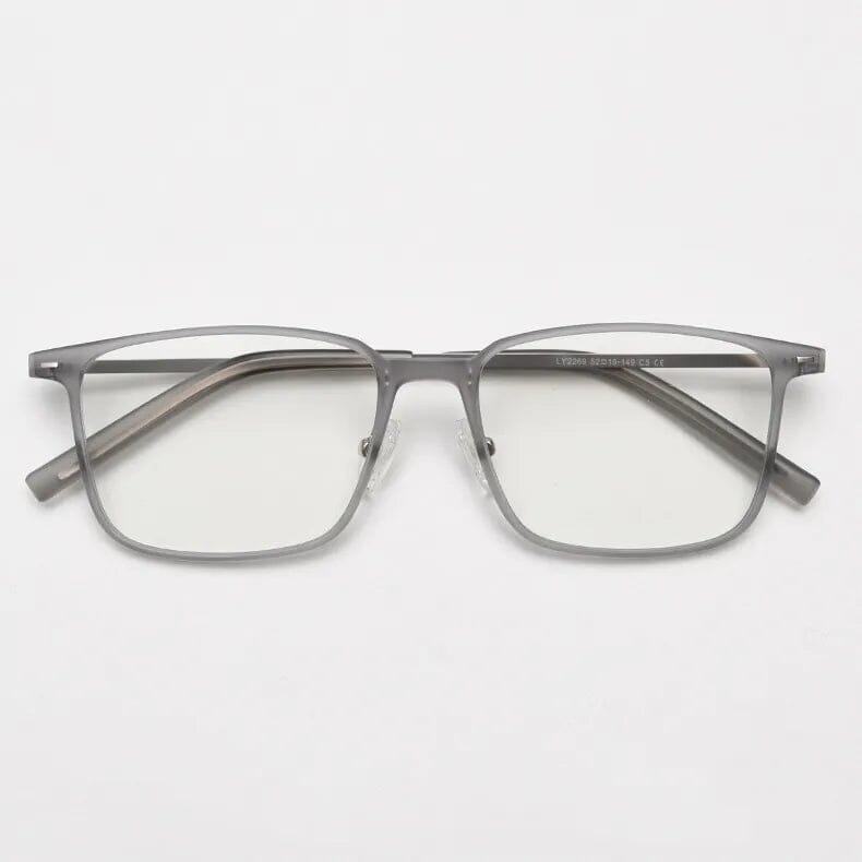 Mander Ultralight Square TR90 Eyeglass Frame Rectangle Frames Southood Grey 