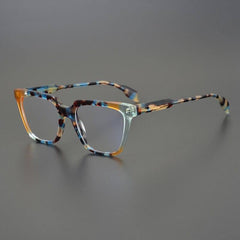 Niurka Vintage Acetate Glasses Frame Rectangle Frames Southood Leopard 