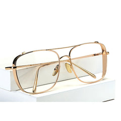 Peyton Metal Square Glasses Frame Rectangle Frames Southood 