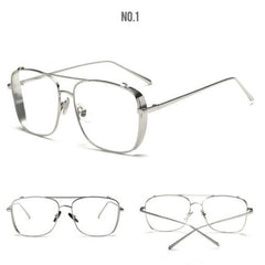 Peyton Metal Square Glasses Frame Rectangle Frames Southood 
