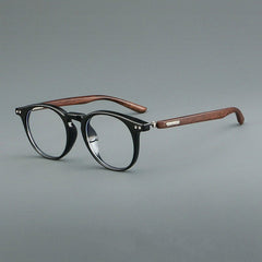Rane TR90 Retro Vintage Eyeglass Frame Cat Eye Frames Southood Bright Black 
