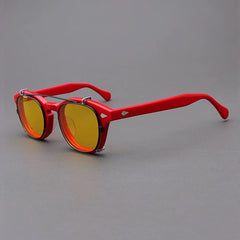 Ted Acetate Glasses Frame With sunglasses Clips
