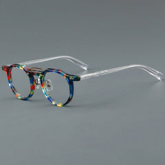Ron Retro Round Acetate Glasses Frame Round Frames Southood Multicolor 