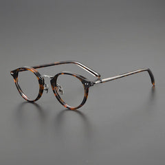 Rowan Vintage Acetate Glasses Frame Cat Eye Frames Southood Tortoiseshell Gun 