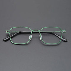 Royal Titanium Square Glasses Frame Rectangle Frames Southood 