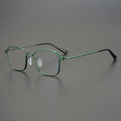 Royal Titanium Square Glasses Frame Rectangle Frames Southood Green 