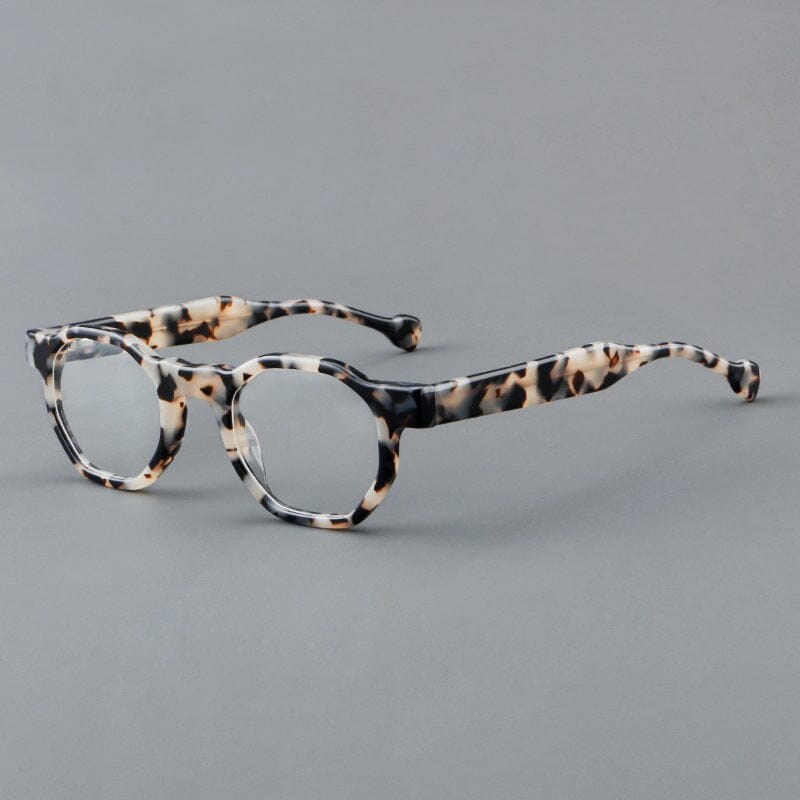 Shoko Vintage Acetate Glasses Frame Geometric Frames Southood Leopard 
