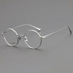 Mel Round Titanium Eyeglasses Frame