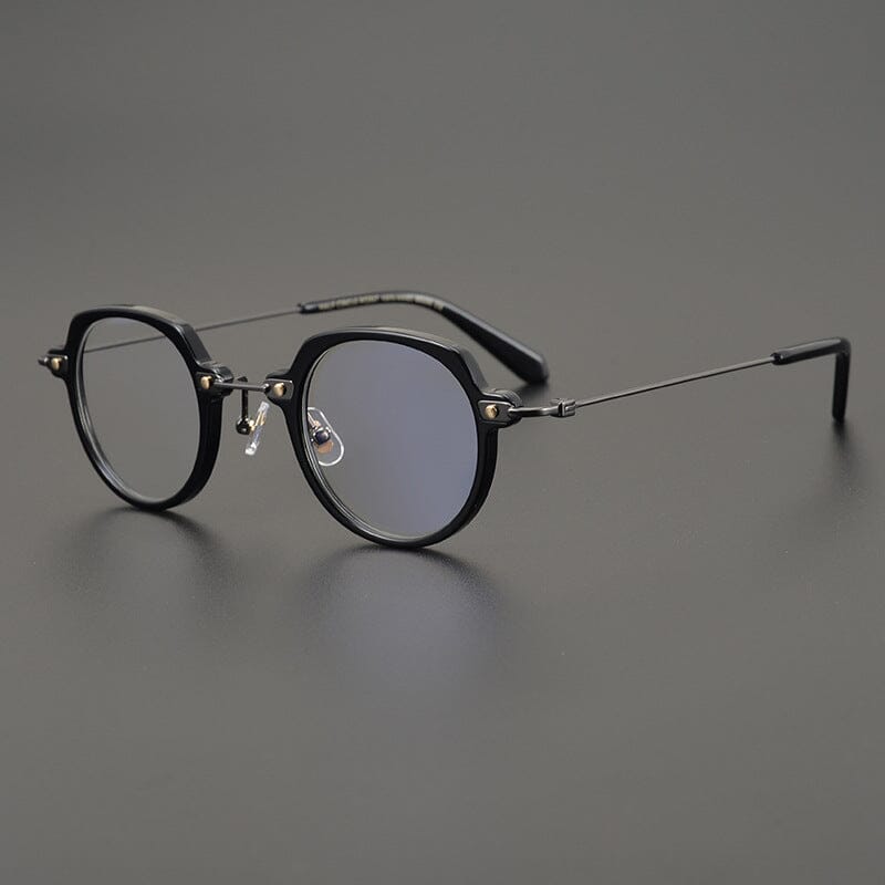 Spark Retro Designer Optical Glasses Frame Geometric Frames Southood Black 