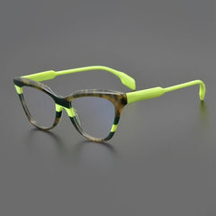 Sparke Acetate Cat Eye Glasses Frame Cat Eye Frames Southood Black Green 