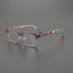 Sylvan Acetate Rectangle Glasses Frame Rectangle Frames Southood Matte Gray 