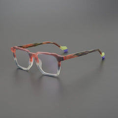 Sylvan Acetate Rectangle Glasses Frame Rectangle Frames Southood Matte Red 
