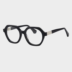 Taijuan Vintage Acetate Glasses Frame Geometric Frames Southood Black 