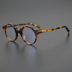 Talon Acetate Round Eyeglasses Frames Round Frames Southood Leopard 