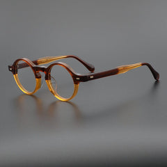 Upton Vintage Acetate Frame Round Frames Southood Gradient Tea 