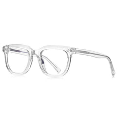 Wilbur Retro Square TR90 Glasses Frame Rectangle Frames Southood Clear 
