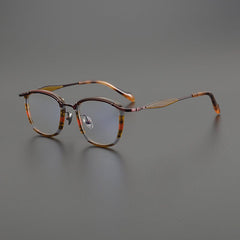 Yogi Vintage Glasses Frame Rectangle Frames Southood Red Stripe 